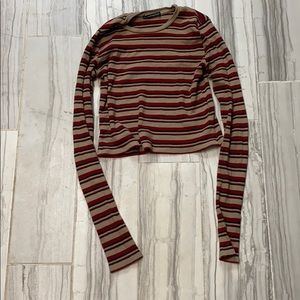 Long sleeve stripped shirt